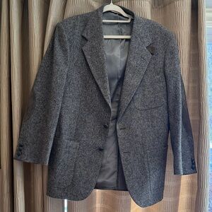 Stafford Charcoal Gray Men's Blazer